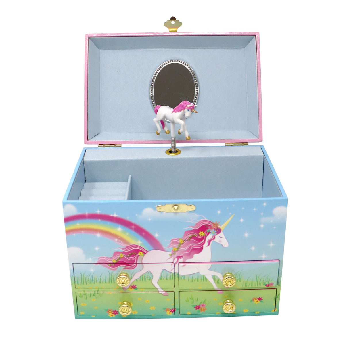 Stardust Unicorn Medium Musical Jewellery Box – Pink Poppy B2C USA