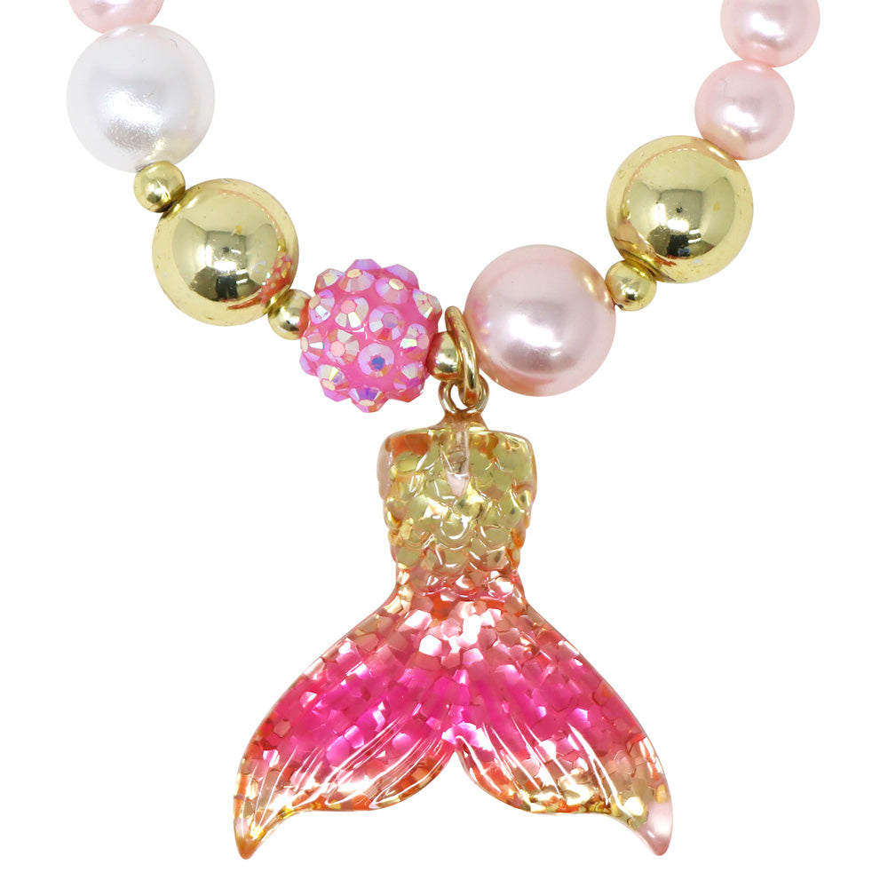 Mermaid Charm Bracelet – Pink Poppy