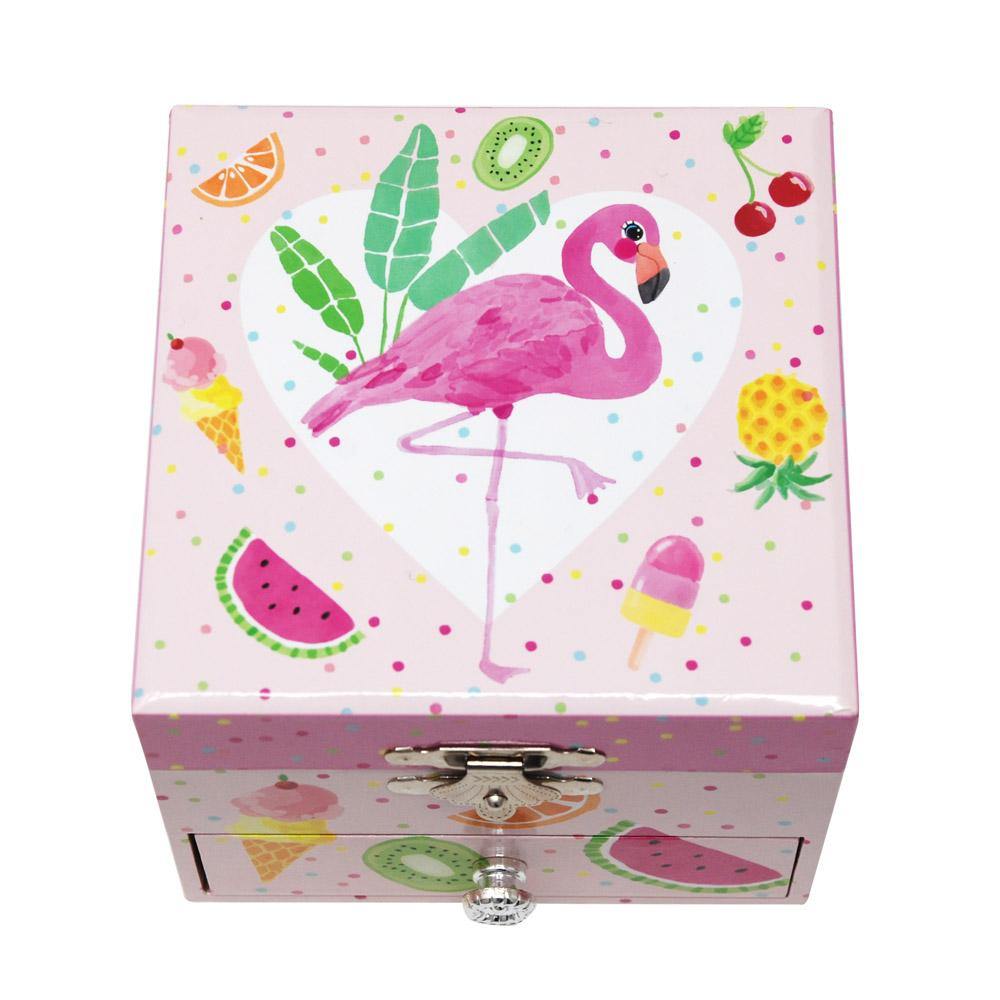 Fabulous Flamingo Small Music Box-Pink - shop.pinkpoppy-usa.com