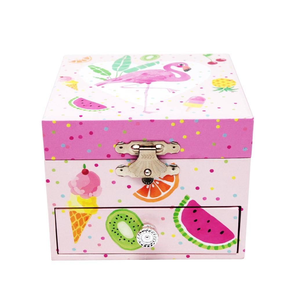 Fabulous Flamingo Small Music Box-Pink - shop.pinkpoppy-usa.com