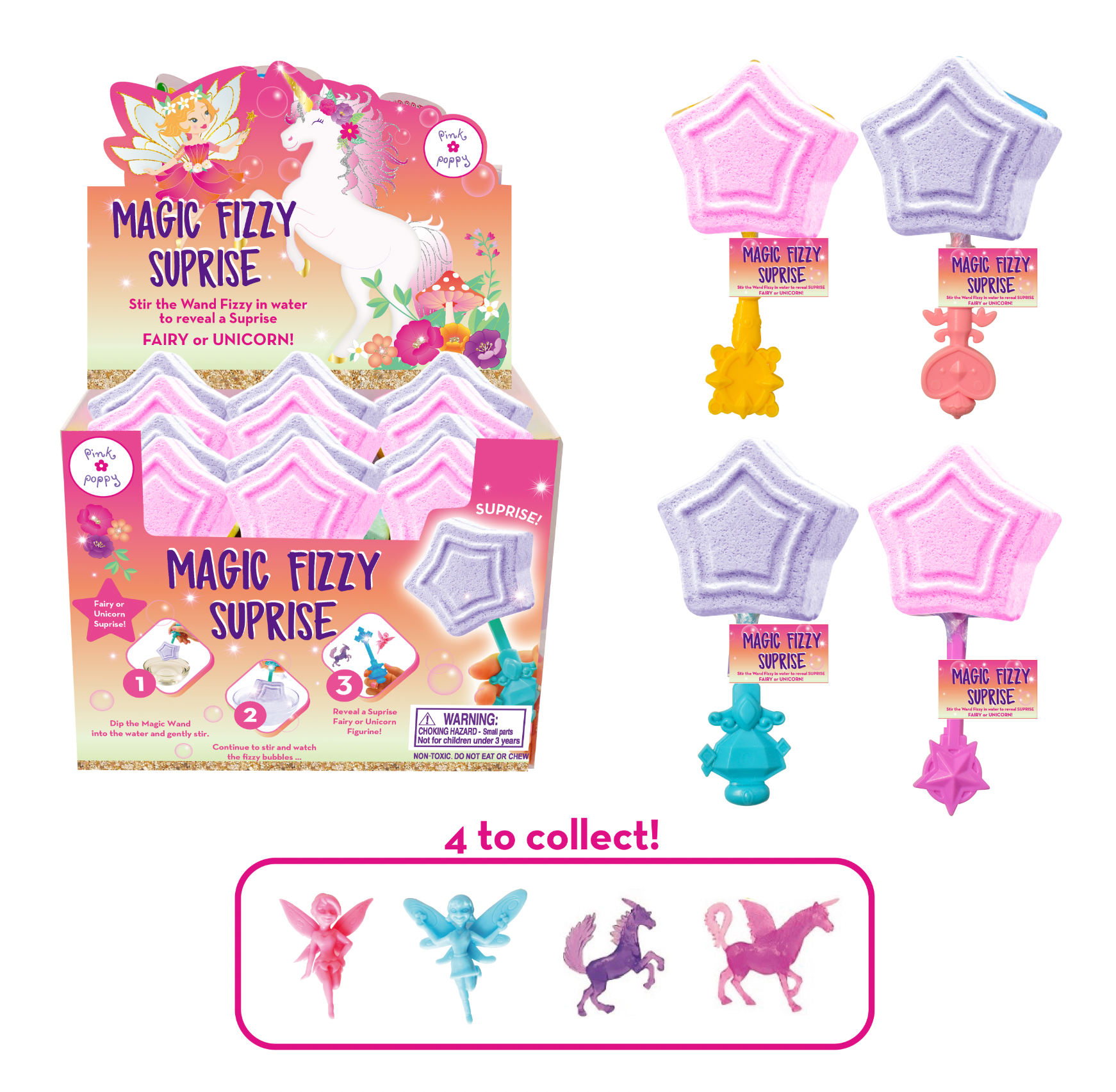 3 Magical Unicorn Poo Putty - Pink & Sparkly (3 Pack) : Toys & Games 